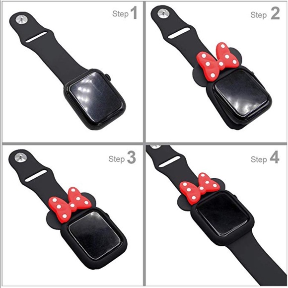 Minnie Mouse Ears Protective Cover for Apple Watch - Picture 6 of 10